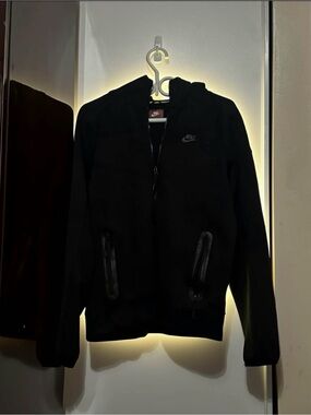 Nike Black Men's Zip-Up Hoodie Windbreaker